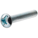 #6-32 x 3/4" Zinc Round Head Combination Machine Screws