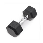 Hexagonal Dumbbell with rubber (20LB)