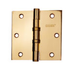 Brown USA Solid Brass Hinge (3" X 3" X 2.4mm)
