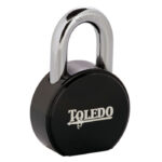 Black Super Duty Solid Steel Padlock - 63mm