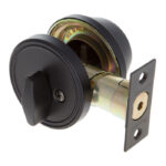 Single Cylinder Deadbolt - Iron Black