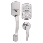 Single Cylinder Alicante Electronic Handleset - Stainless Steel