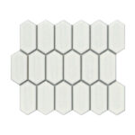 Emser Omni 10x12 Inch Ivory Glossy Picket Tile