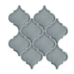 Emser Morocco 10x11 Inch Dove Arabesque/Baroque Mosaic Wall Tile